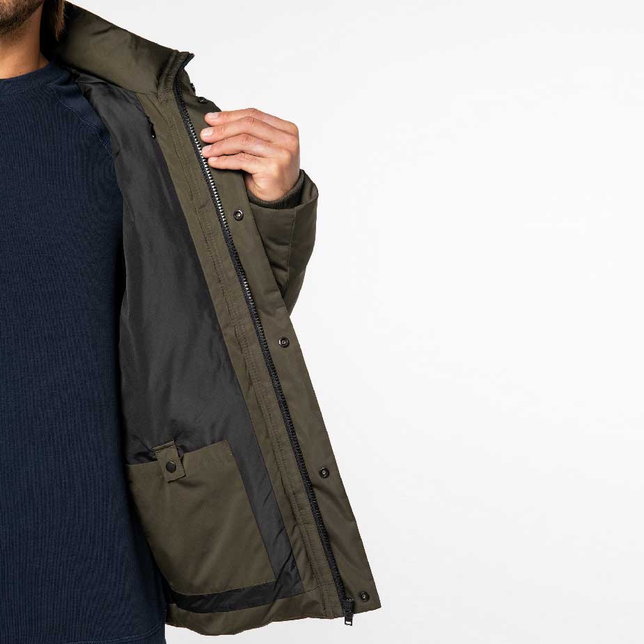 Recycelte Herren-Steppjacke