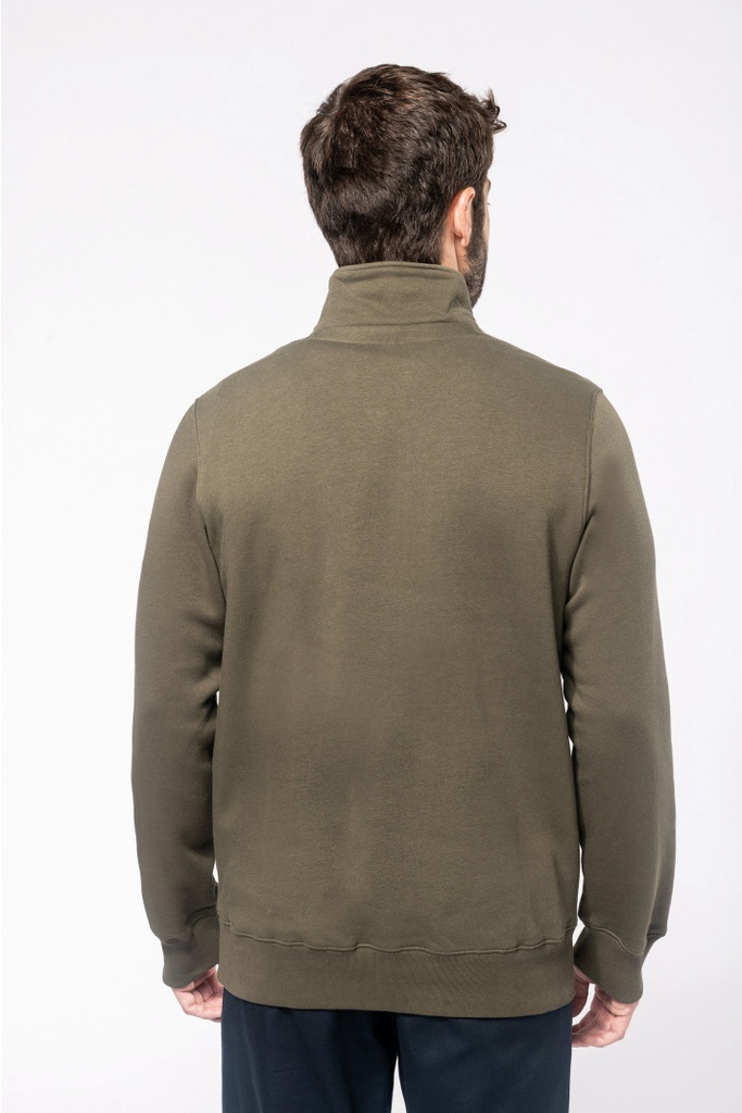 Sweatshirt mit Reißverschlusskragen