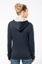 Kapuzensweatshirt bicolor Damen