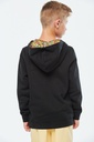 Kapuzensweatshirt mit kontrastfarbener Kapuze und Motiven für Kinder