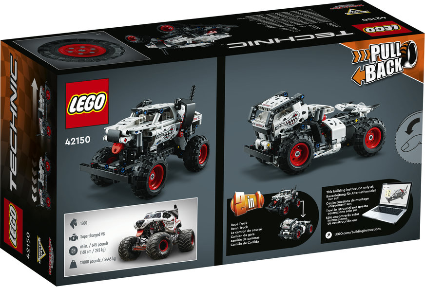 LEGO® 42150 - Technic Monster Jam Monster Mutt Dalmatian (244 Teile)