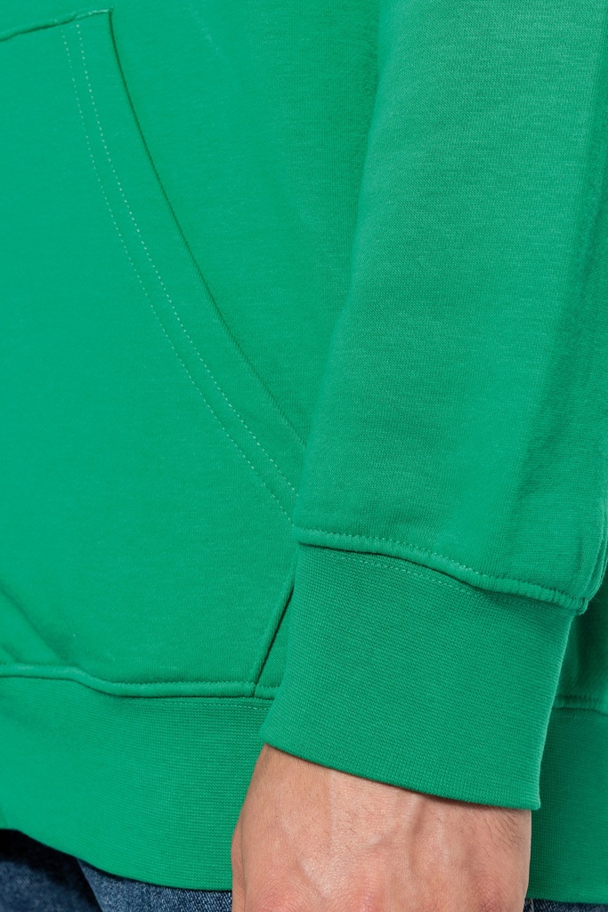 KAPUZENSWEATSHIRT BICOLOR mit Reißverschluss