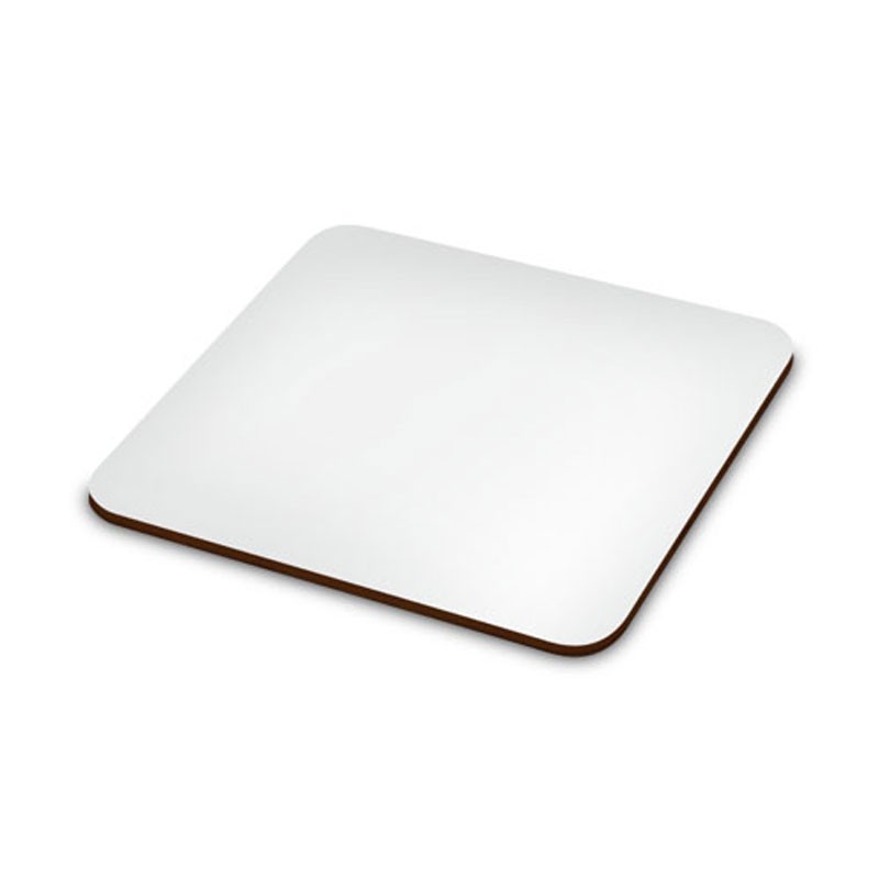 Hartfaser-Untersetzer 90 x 90 mm