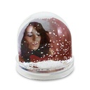 Fotokugel für 2 Fotos, Schnee