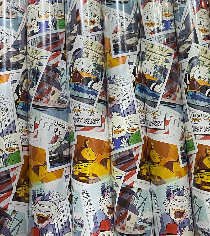 Geschenkpapier Rolle Duck Tales