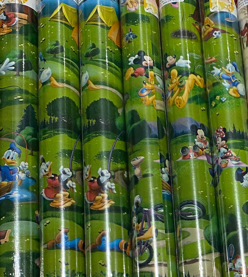 Geschenkpapier Rolle Duck Tales Natur