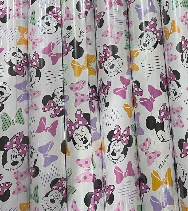 Geschenkpapier Rolle Disney Minnie Maus