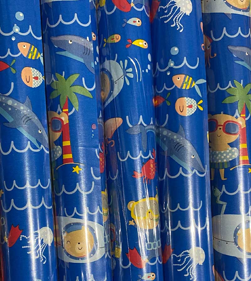 [ls-pa-Meer] Geschenkpapier Meer