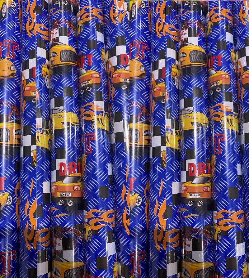 Geschenkpapier Auto