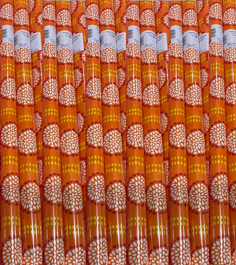 Geschenkpapier Orange