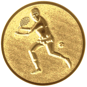 Emblem Tennis Herren 3D Ø25 - Ø50mm