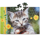 A4 Kartonpuzzle rahmenlos, Größe 190 x 280 x 2 mm 96 Teile