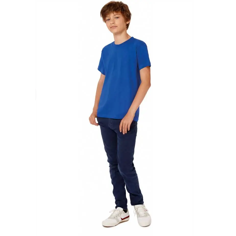 T-Shirt 190 B&C Kids (3/4, White, ohne Druck)