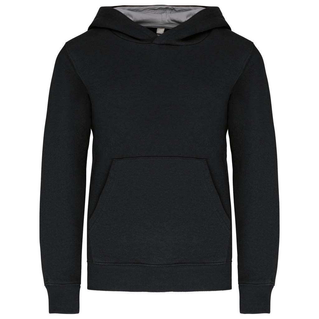 Kapuzensweatshirt Bicolor Kinder