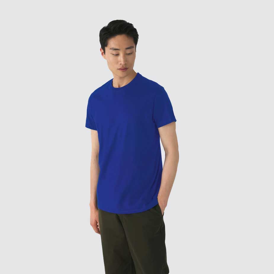 T-Shirt 190 B&C Herren (XS, White, ohne Druck)