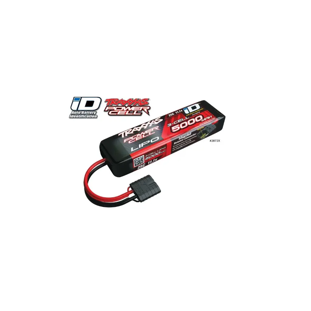 5000mAh 11,1V 3-Zellen 25C LIPO mit iD-Stecker 155x45x27