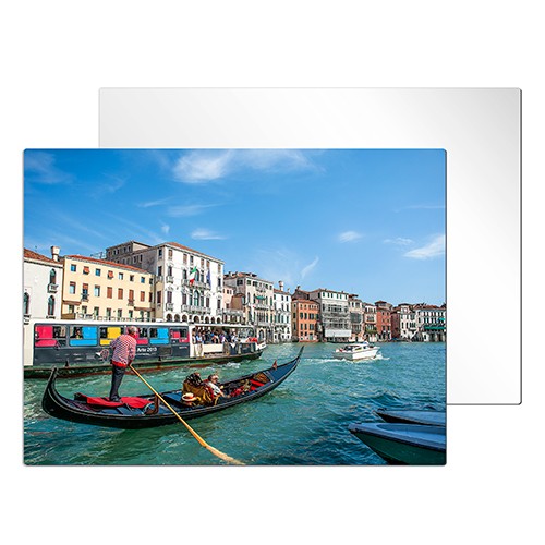 Alu-Fototafel weiß-glänzend, 300 x 400 x 1,15 mm