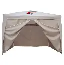 Faltpavillon Easy Up Grau/Beige