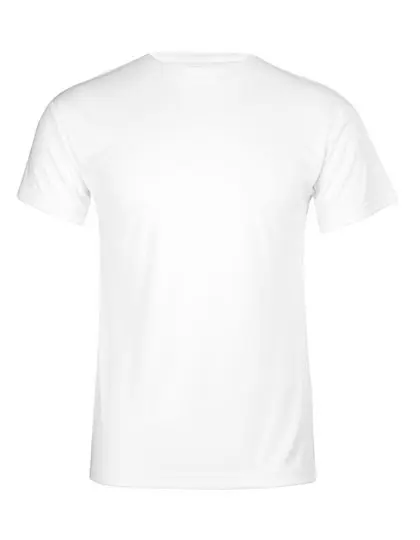 Men´s Performance-T (White, S, ohne Druck)