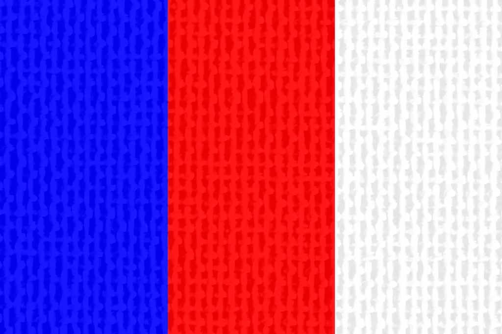 Halsband 22 mm blau-rot-weiß mit Karabinerhaken