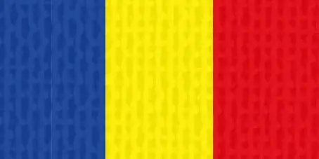 [697] Halsband 22 mm blau-gelb-rot mit Karabinerhaken