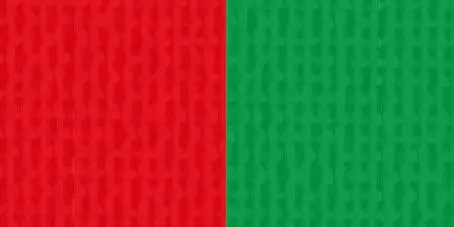 Halsband 22 mm rot-grün mit Karabinerhaken