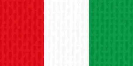 Halsband 22 mm rot-weiß-grün mit Karabinerhaken