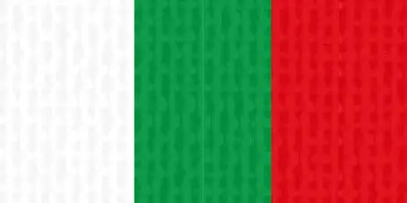 [689] Halsband 22 mm weiß-grün-rot mit Karabinerhaken