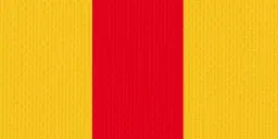 [632] Halsband 22mm glb-r-glb-r-glb mit Karabinerhaken