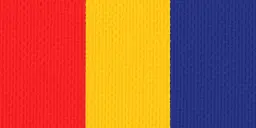 [575] Halsband 22mm rot-gelb-blau mit Karabinerhaken