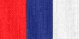 [ls-532] Halsband 22mm rot-blau-weiß mit Karabinerhaken