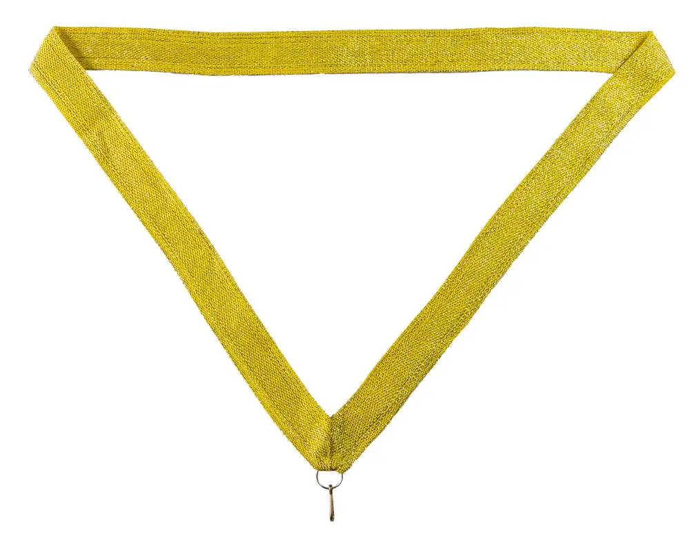 [ls-627] Halsband 22mm gold mit Karabinerhaken