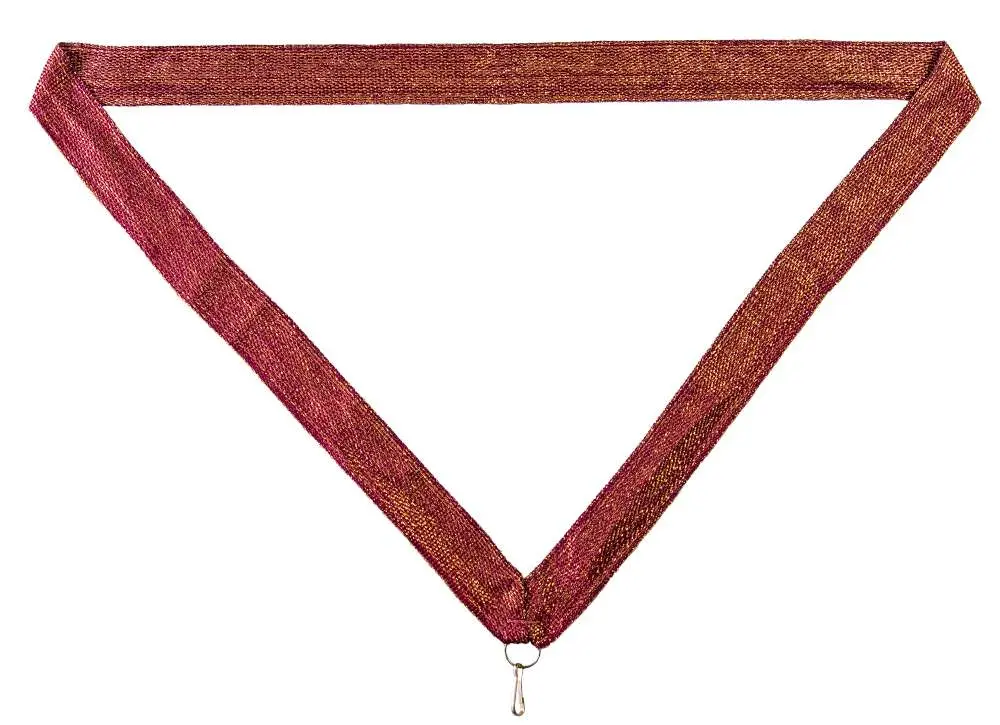 [ls-629] Halsband 22mm bronze mit Karabinerhaken