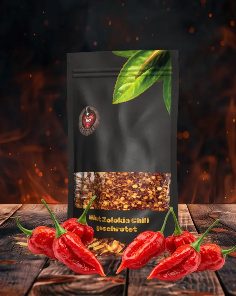 Bhut Jolokia Chili I geschrotet | 1-3mm 500.000 - 900.000 Scoville