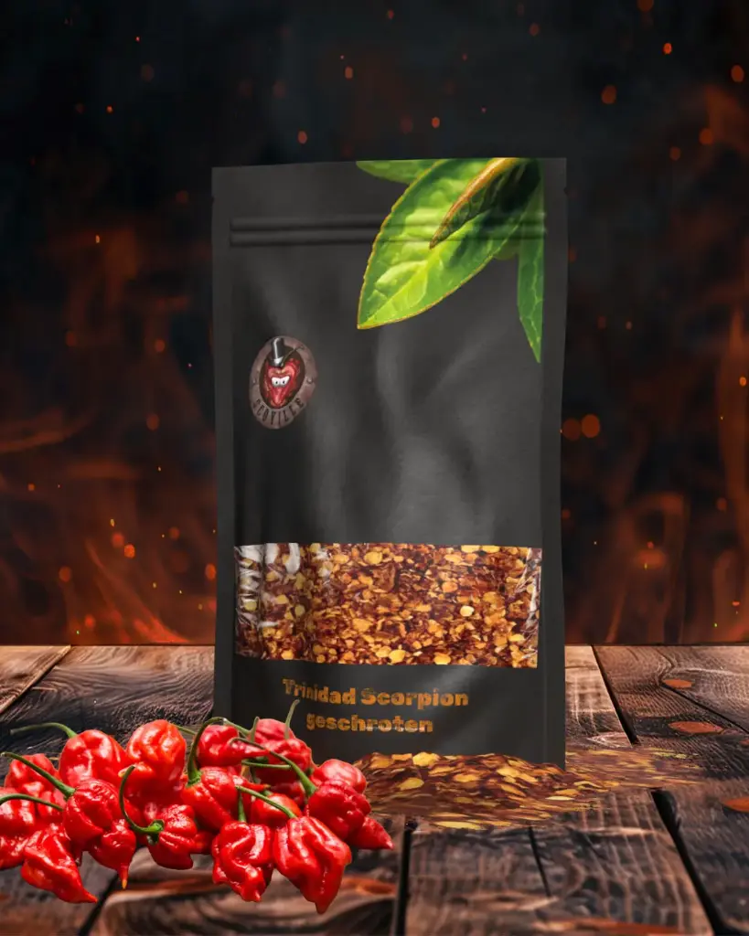 Trinidad Scorpion | geschroten | 2-5 mm | rot | 650.000-700.000 Scoville