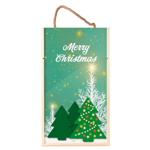 [ls-Weinkiste-2] Weinkiste aus naturfarbenem Kieferholz 2 Flaschen