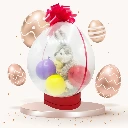 Ballon Herz Box Hase