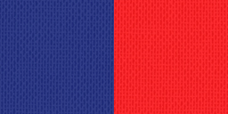 Halsband 22mm blau-rot mit Haken