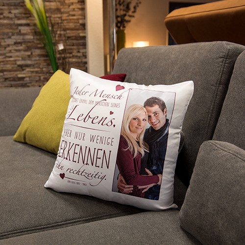 [ls-K-01] Kissen weiß satiniert 40x40