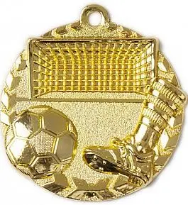Zamak-Medaille Fußball Ø 47 mm