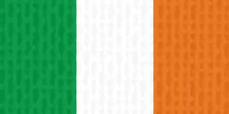 [700] Halsband 22 mm grün-weiß-orang mit Karabinerhaken