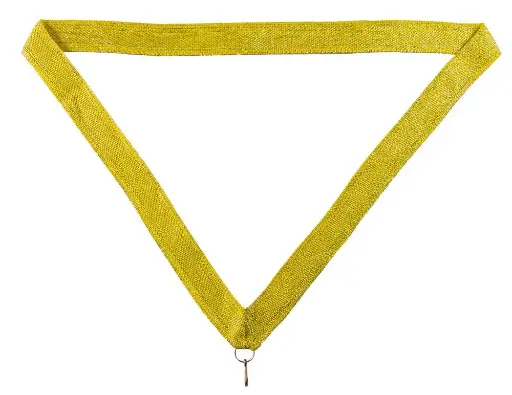 [ls-627] Halsband 22mm gold mit Karabinerhaken