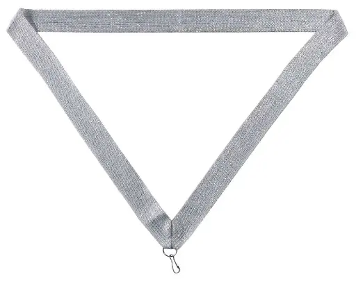 [ls-628] Halsband 22mm silber mit Karabinerhaken
