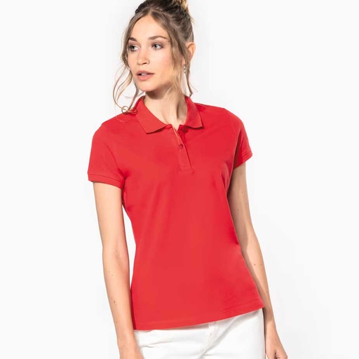 [ls-K242] Poloshirt 220 Kurzarm Baumwollpiqué Damen