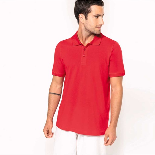 [ls-K254] Poloshirt 180 Kurzarm Baumwollpiqué Herren