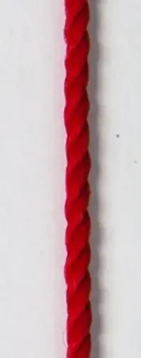 [ls-616] Kordel rot mit Karabinerhaken
