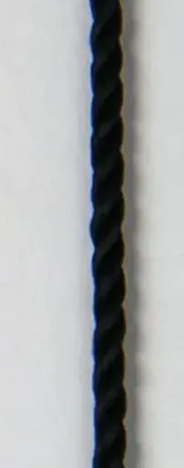 [ls-619] Kordel schwarz mit Karabinerhaken