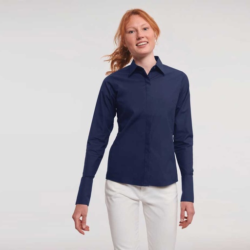 [ls-RU960F] Ladies' Long Sleeve Ultimate Stretch