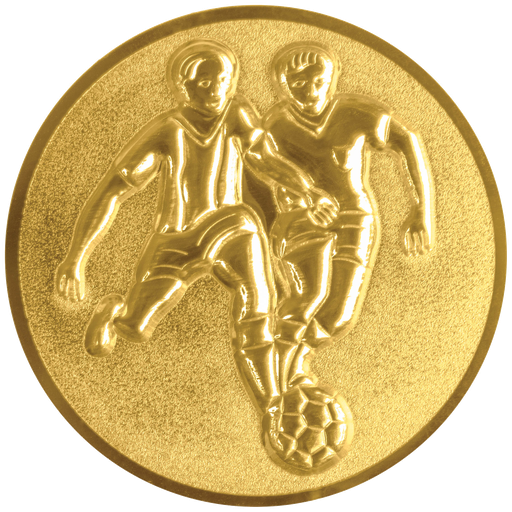 [ls-64545] Emblem Fußballspieler 3D Ø25 - Ø50mm
