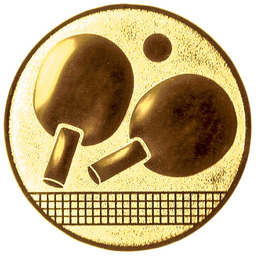 [ls-61279] Emblem Tischtennis neutral Ø25 - Ø50mm